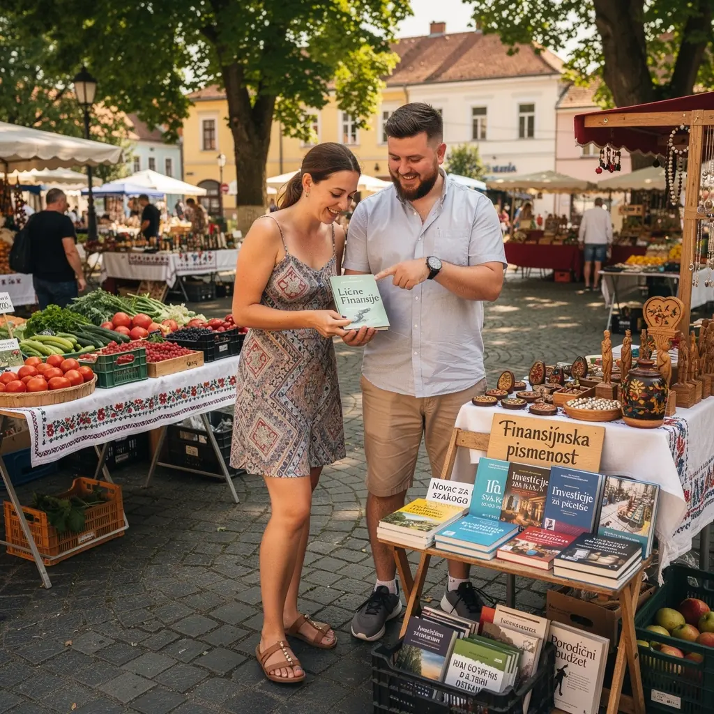 Grafikon koji prikazuje rast ušteđevine tokom vremena.